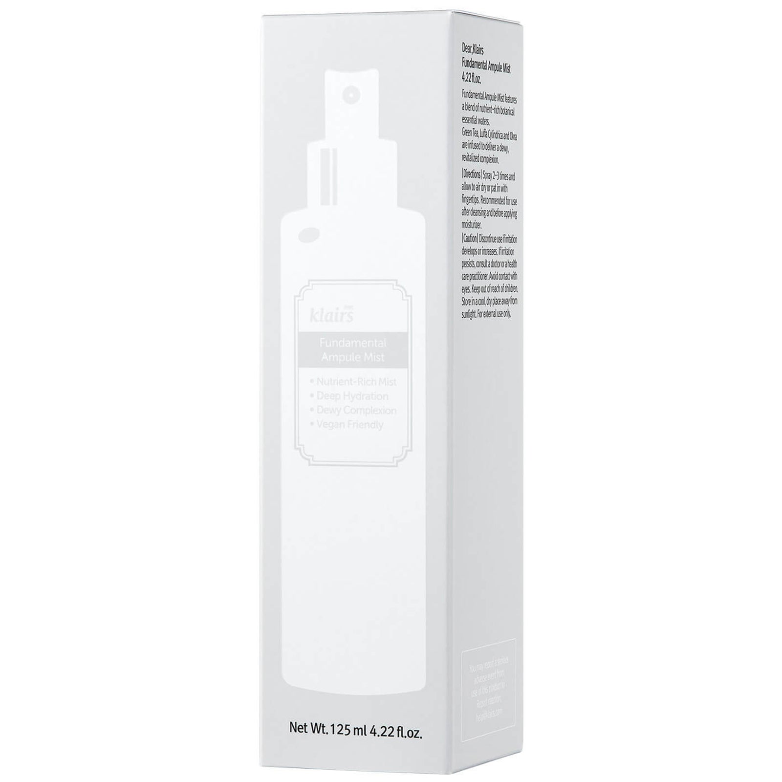 Dear Klairs Dear, Klairs Fundamental Ampule Mist 125ml Skin Care