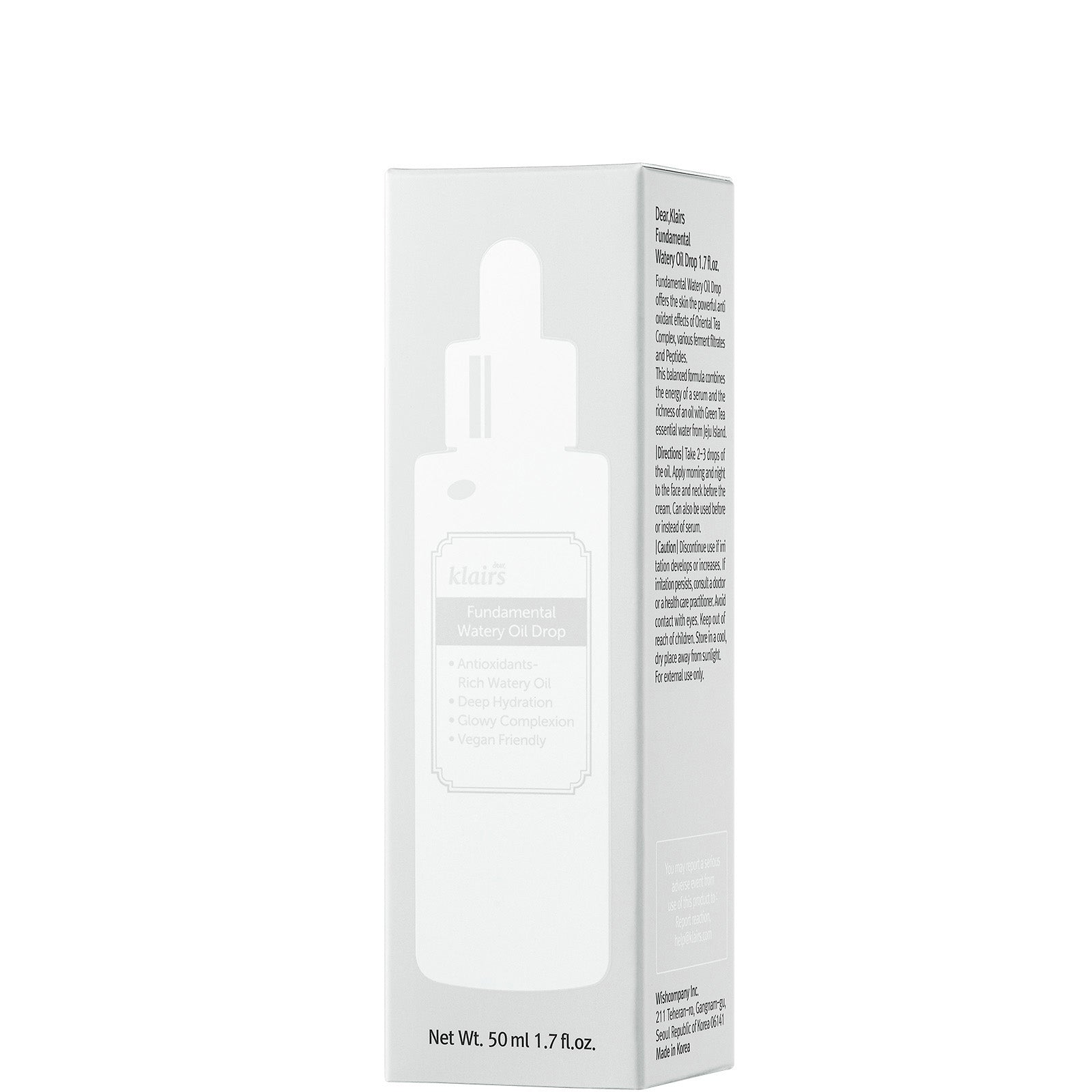 Dear Klairs Dear, Klairs Fundamental Watery Oil Drop 50ml Skin Care