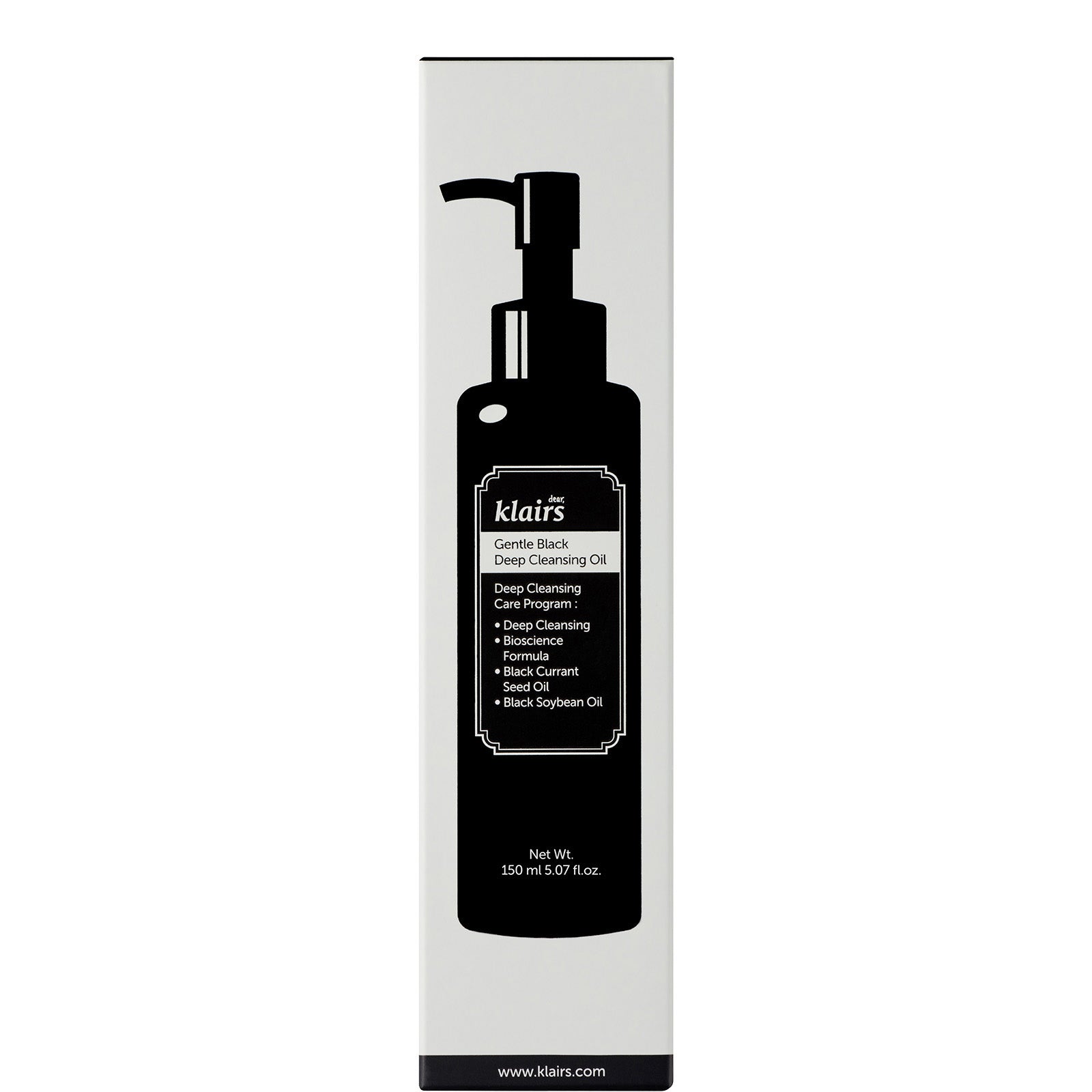 Dear Klairs Dear, Klairs Gentle Black Deep Cleansing Oil 150ml Skin Care
