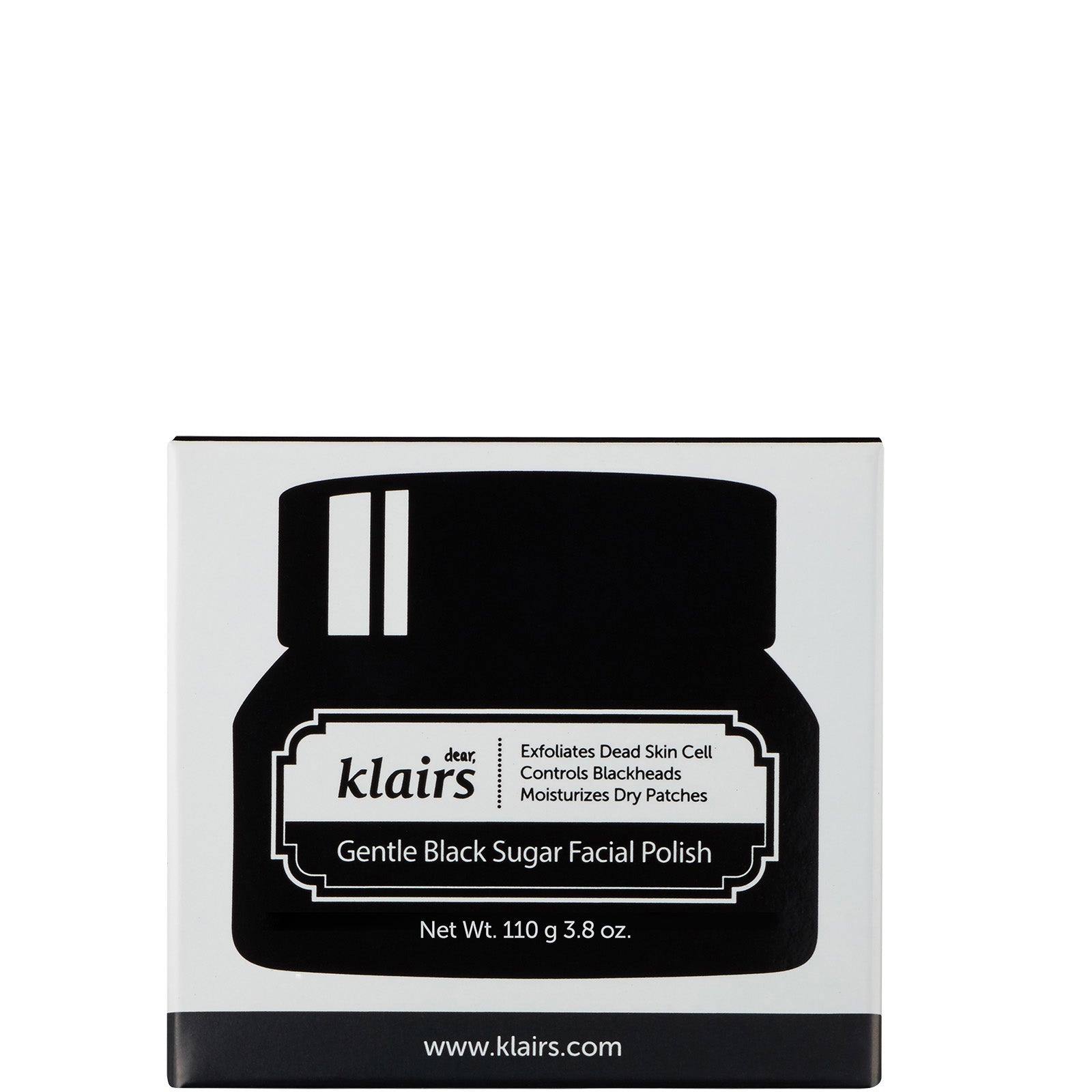 Dear Klairs Dear, Klairs Gentle Black Sugar Facial Polish 110g Skin Care