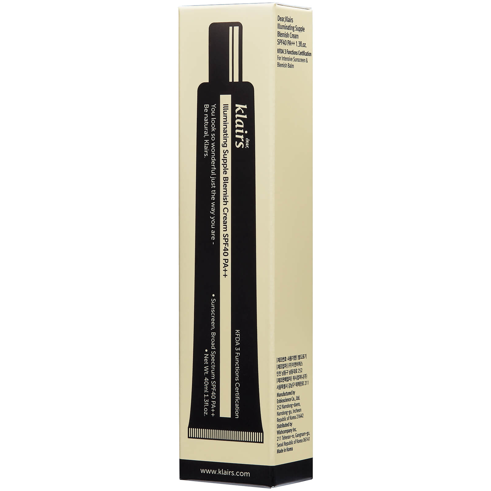 Dear Klairs Dear, Klairs Illuminating Supple Blemish Cream SPF40 PA++ 40ml Skin Care