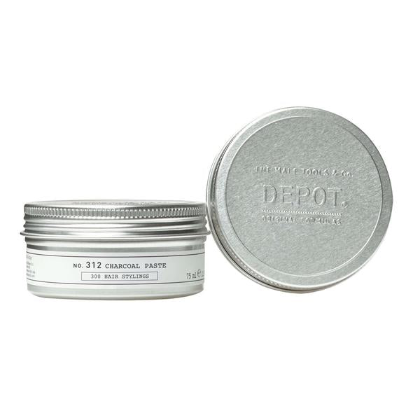 Depot Male Tools & Co Depot No. 312 Charcoal Paste 75ml Hair Styling Products