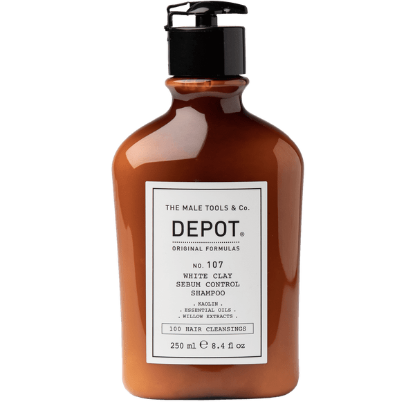 Depot Male Tools & Co Depot No. 107 White Clay Sebum Shampoo 250ml Shampoo