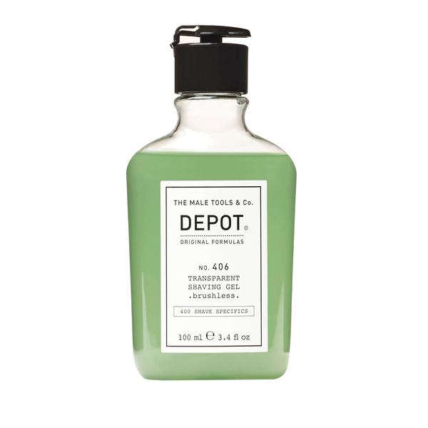 Depot Male Tools & Co Depot No. 406 Transparent Shave Gel 100ml Shaving