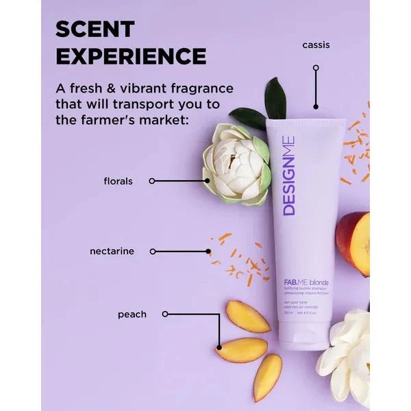 Design.ME Design.ME Fab Me Blonde Purple Shampoo 250ml Shampoo