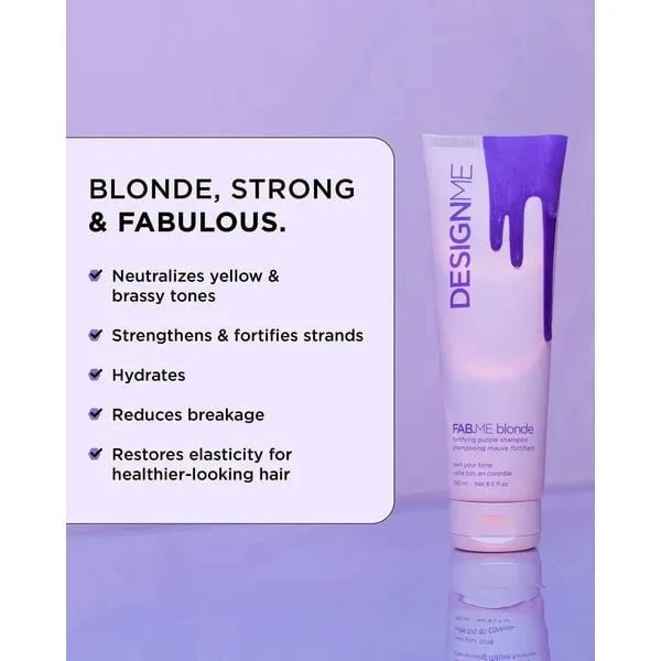 Design.ME Design.ME Fab Me Blonde Purple Shampoo 250ml Shampoo