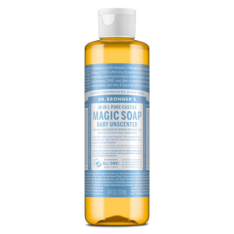 Dr. Bronner's Dr. Bronner's Babies' Pure Castile Liquid Soap - Unscented 237ml Body Care