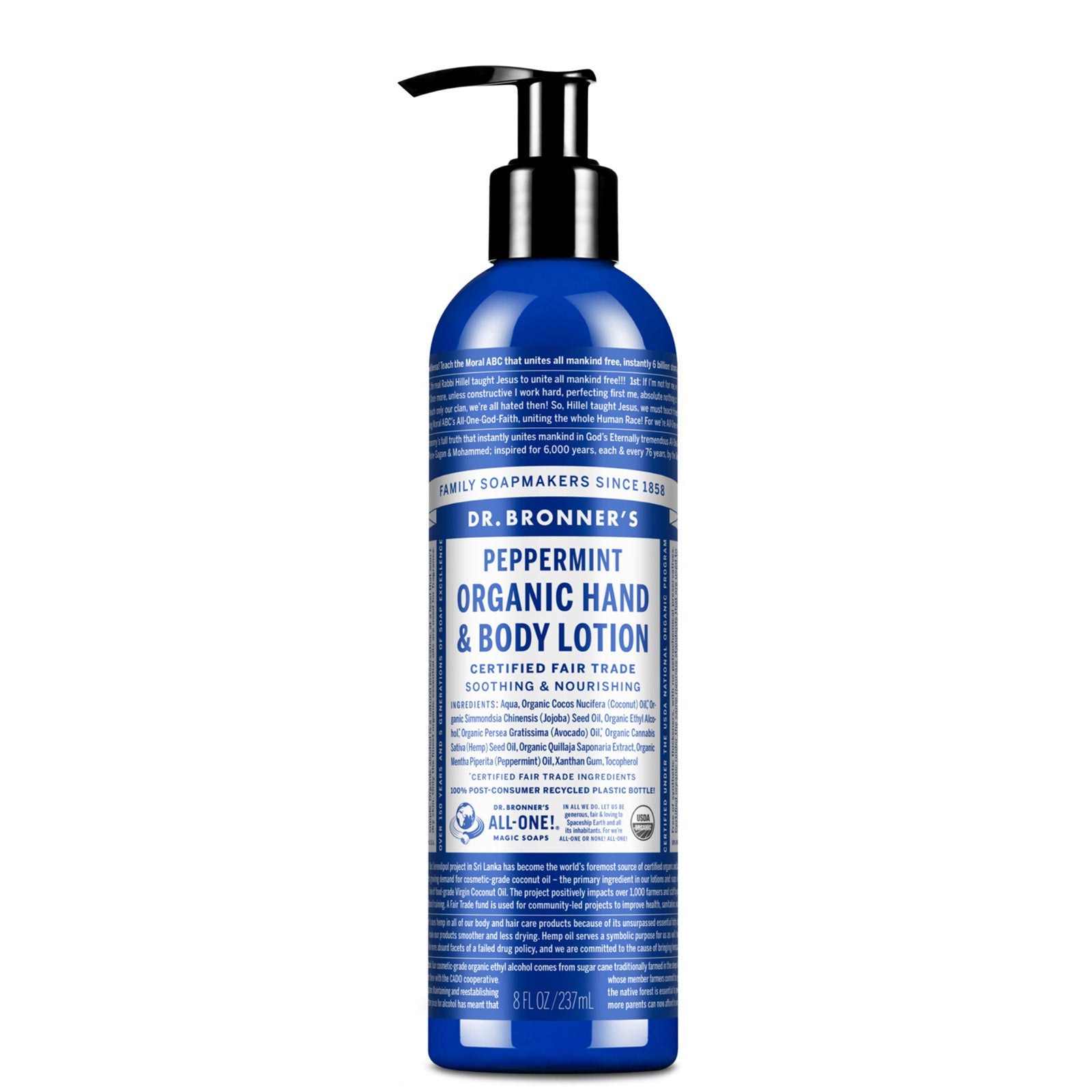 Dr. Bronner's Dr. Bronner's Organic Lotions - Peppermint 237ml Body Care