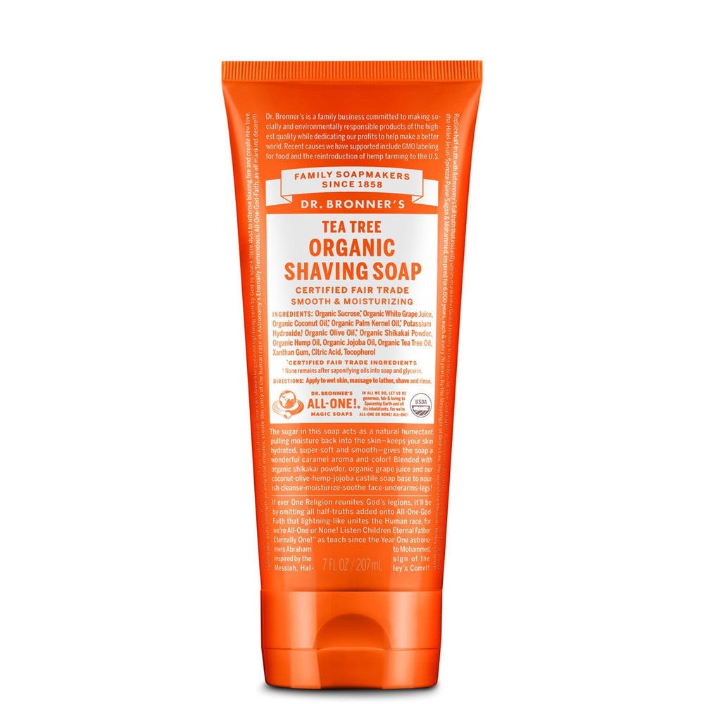 Dr. Bronner's Dr. Bronner's Organic Shaving Soap - Tea Tree 207ml Body Care
