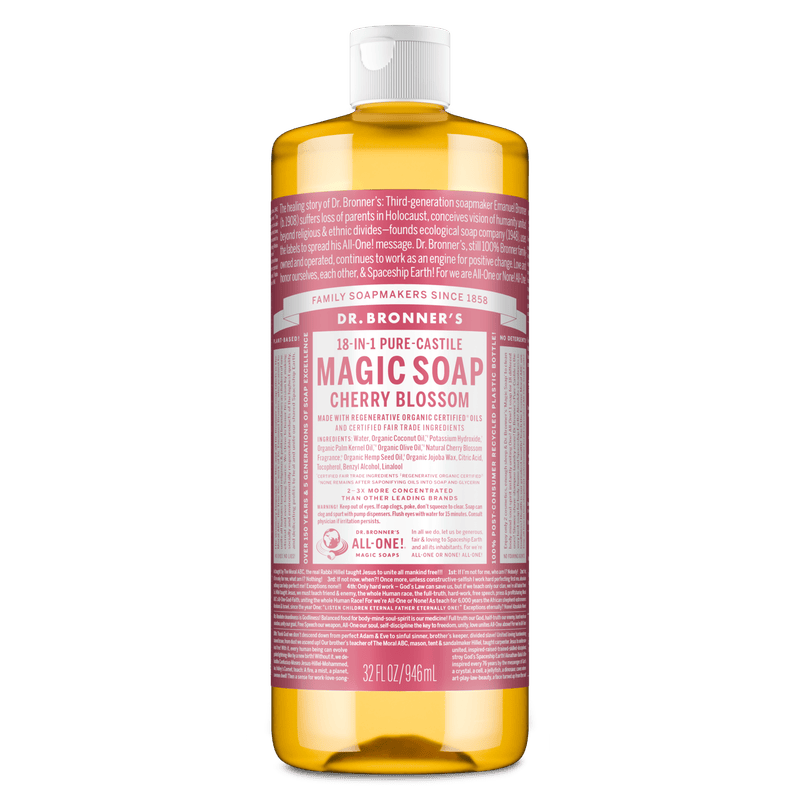 Dr. Bronner's Dr. Bronner's Pure Castile Liquid Soap - Cherry Blossom 946ml Body Care