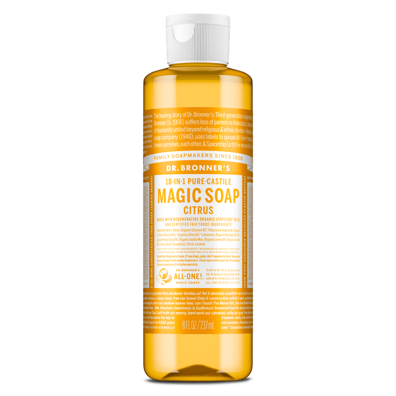 Dr. Bronner's Dr. Bronner's Pure Castile Liquid Soap - Citrus 237ml Body Care
