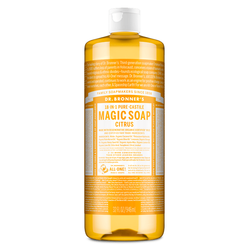 Dr. Bronner's Dr. Bronner's Pure Castile Liquid Soap - Citrus 946ml Body Care