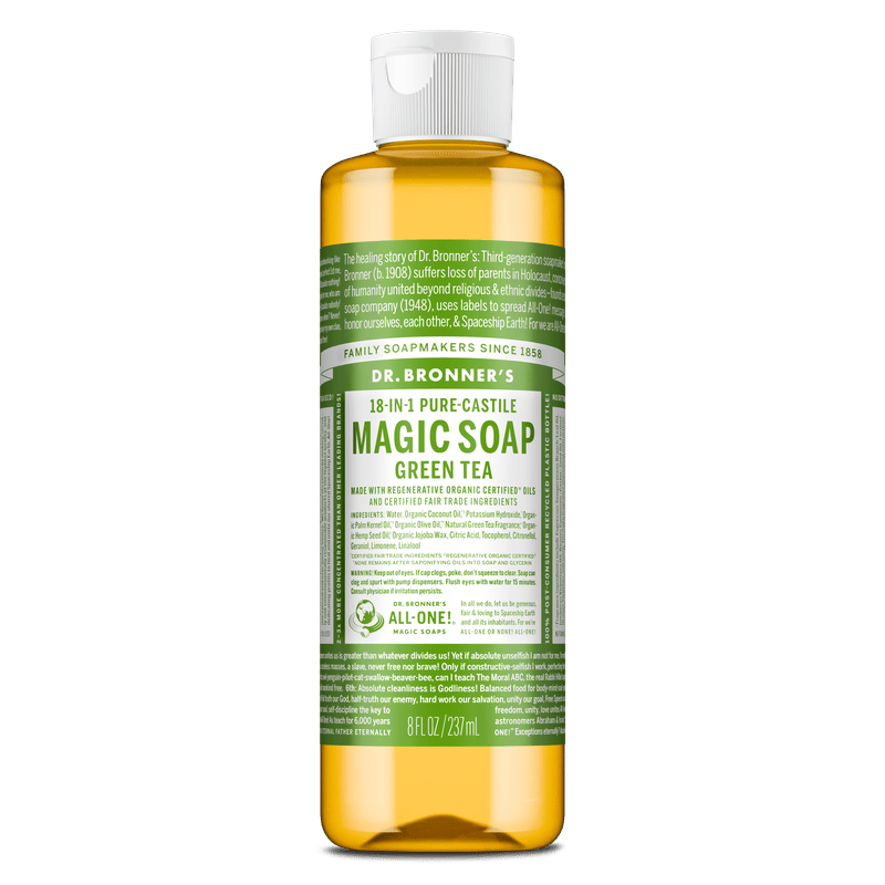 Dr. Bronner's Dr. Bronner's Pure Castile Liquid Soap - Green Tea 237ml Body Care