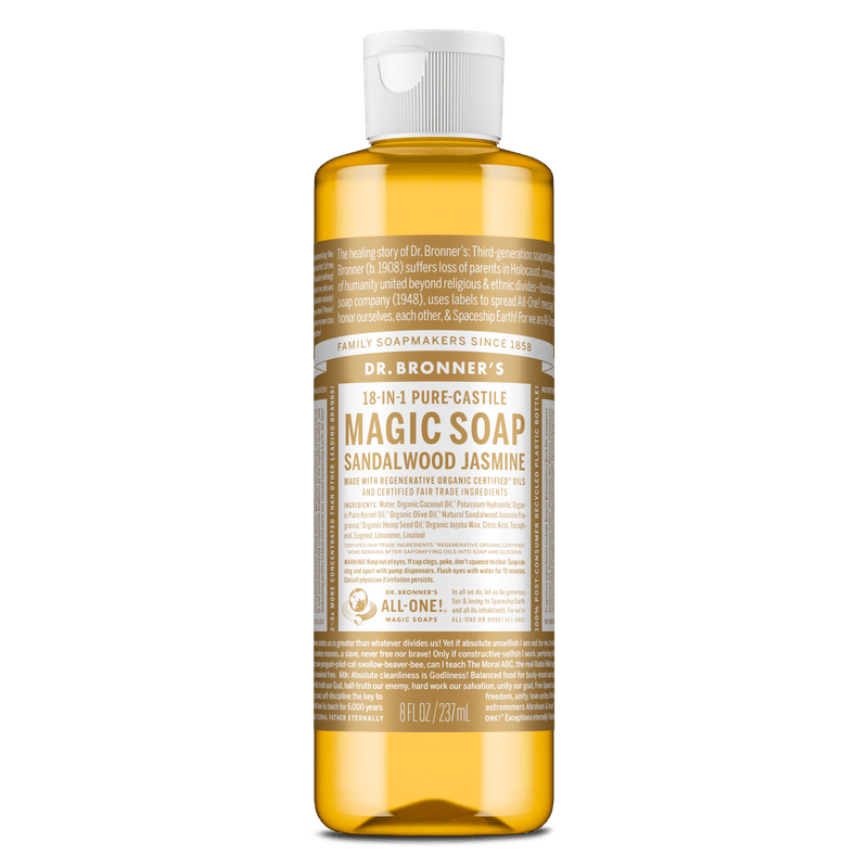 Dr. Bronner's Dr. Bronner's Pure Castile Liquid Soap - Sandalwood and Jasmine 237ml Body Care
