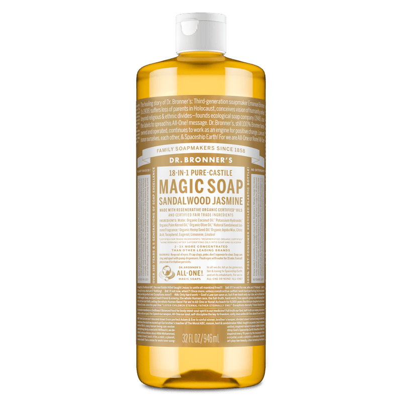 Dr. Bronner's Dr. Bronner's Pure Castile Liquid Soap - Sandalwood and Jasmine 946ml Body Care