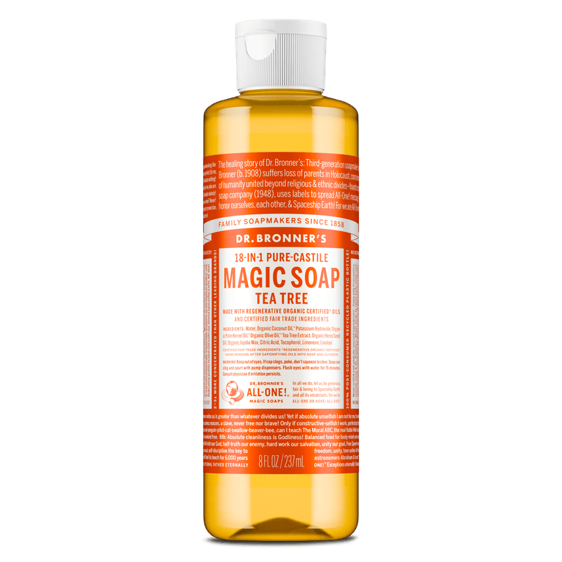 Dr. Bronner's Dr. Bronner's Pure Castile Liquid Soap - Tea Tree 237ml Body Care
