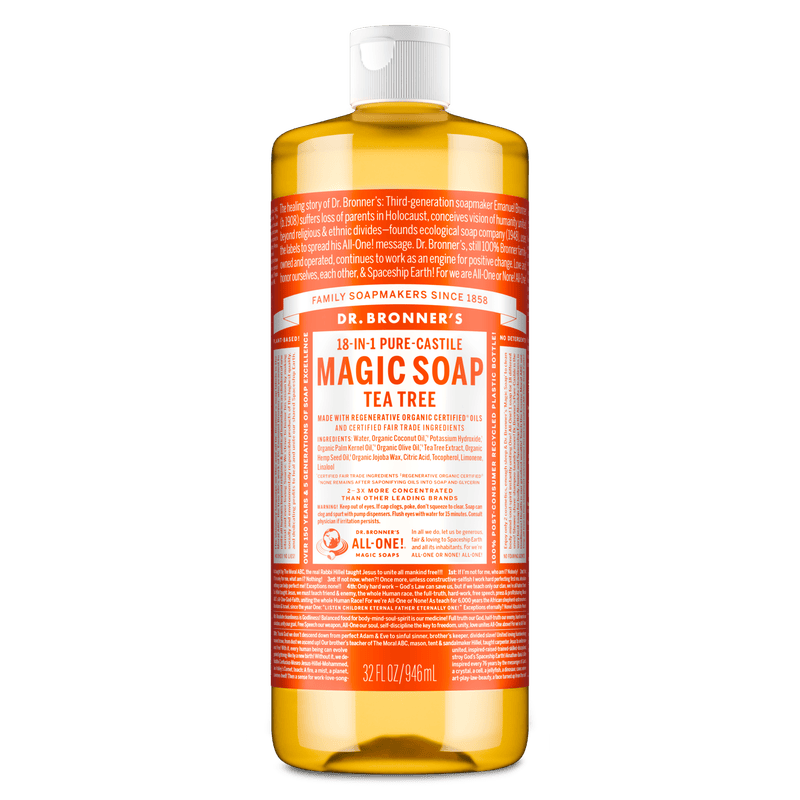 Dr. Bronner's Dr. Bronner's Pure Castile Liquid Soap - Tea Tree 946ml Body Care