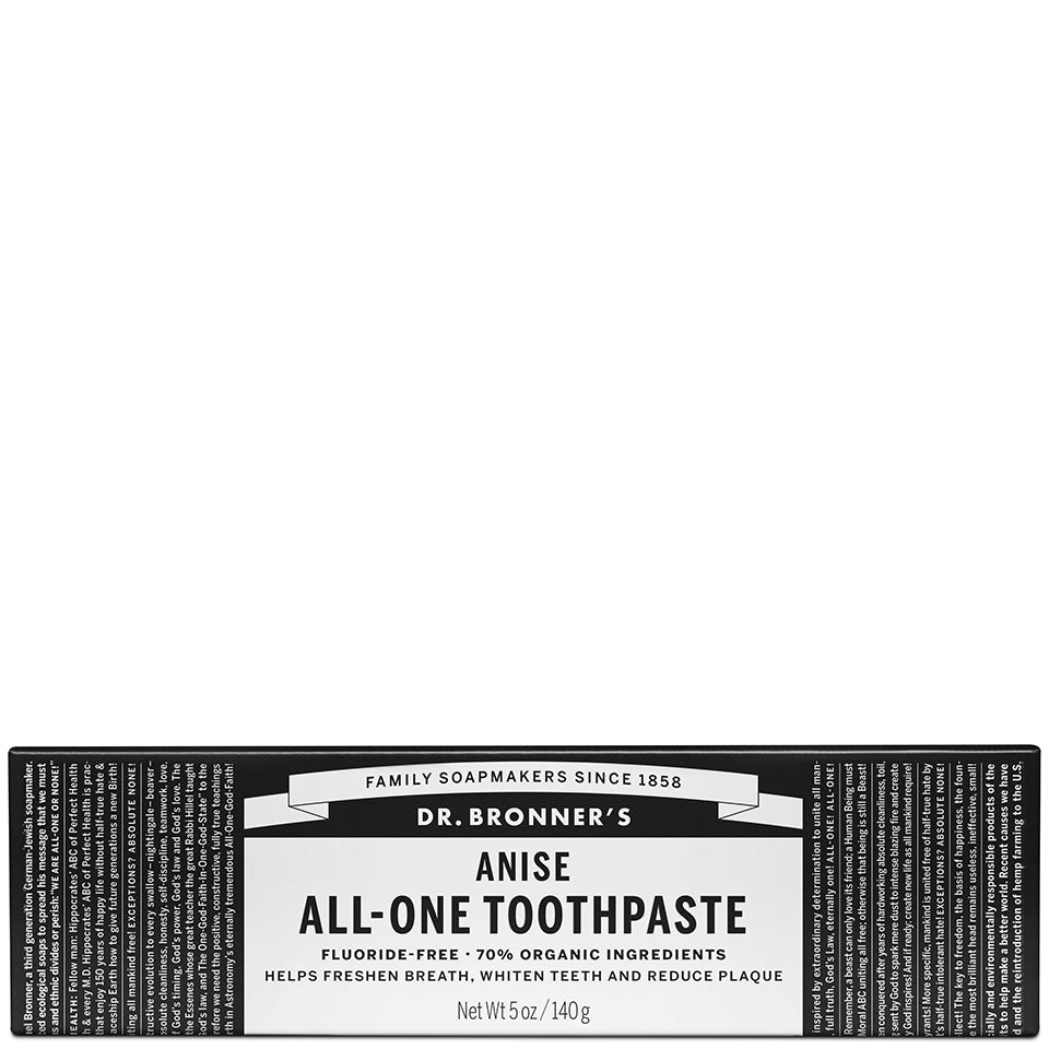 Dr. Bronner's Dr. Bronner's All-One Toothpaste - Anise 140g Dental