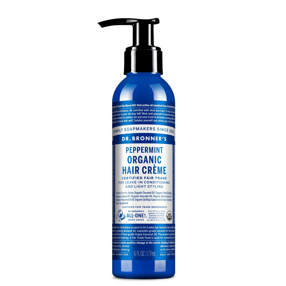 Dr. Bronner's Dr. Bronner's Organic Peppermint Styling Hair Creme 177ml Hair Care