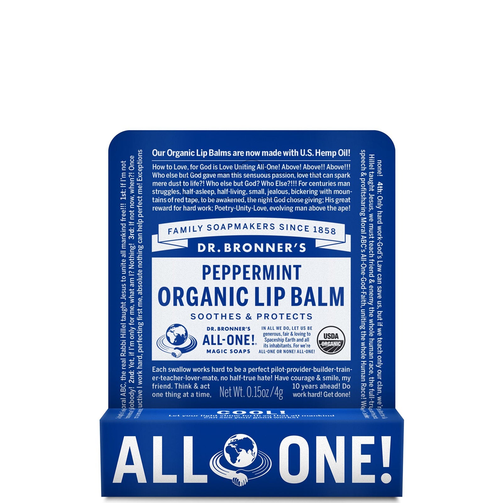 Dr. Bronner's Dr. Bronner's Organic Lip Balm - Peppermint Skin Care