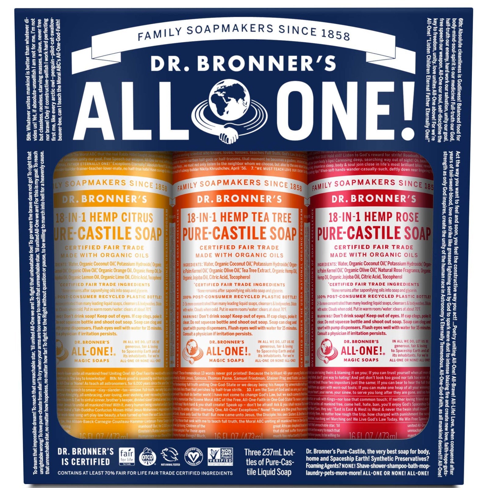 Dr. Bronner's Dr. Bronner's Summer Lovin' Set Skin Care