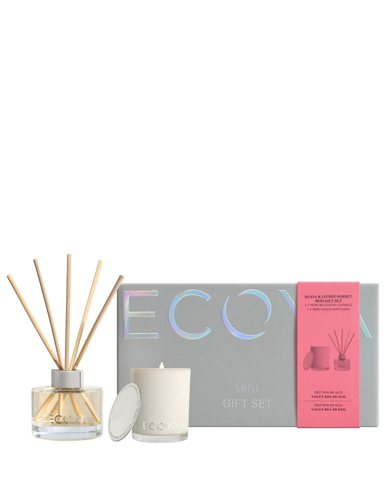 ECOYA ECOYA Guava & Lychee Sorbet Mini Gift Set 1 x 80g + 1 x 50ml Beauty Sets & Kits