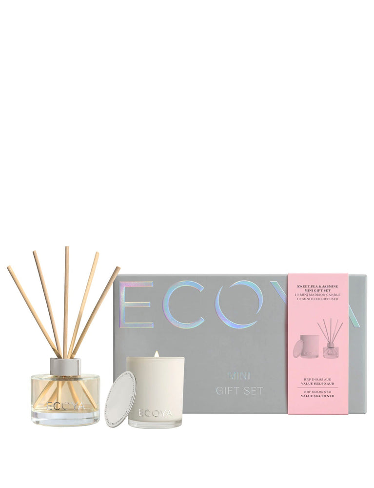 ECOYA ECOYA Sweet Pea & Jasmine Mini Gift Set 1 x 80g + 1 x 50ml Beauty Sets & Kits