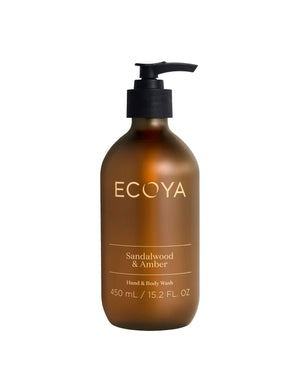 ECOYA ECOYA Sandalwood & Amber Hand & Body Wash 450ml Body Care