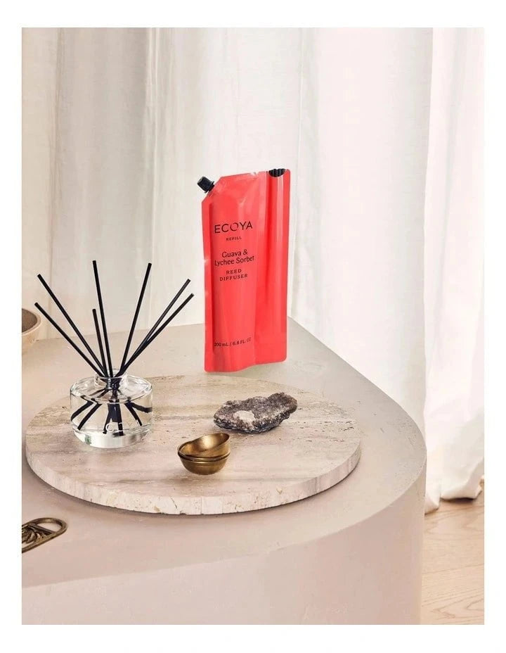 ECOYA ECOYA Guava & Lychee Sorbet Diffuser Refill 200ml Fragrance