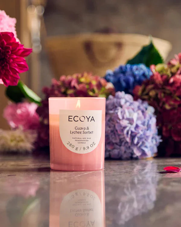 ECOYA ECOYA Guava & Lychee Sorbet Metro Candle 270g Fragrance