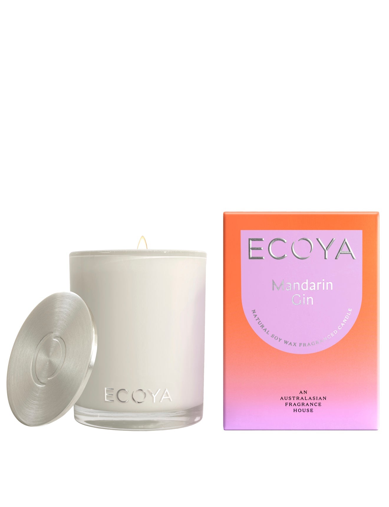 ECOYA ECOYA Mandarin Gin Madison Candle 400g Fragrance