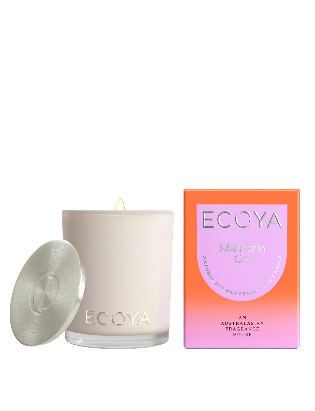 ECOYA ECOYA Mandarin Gin Mini Madison Candle 80g Fragrance