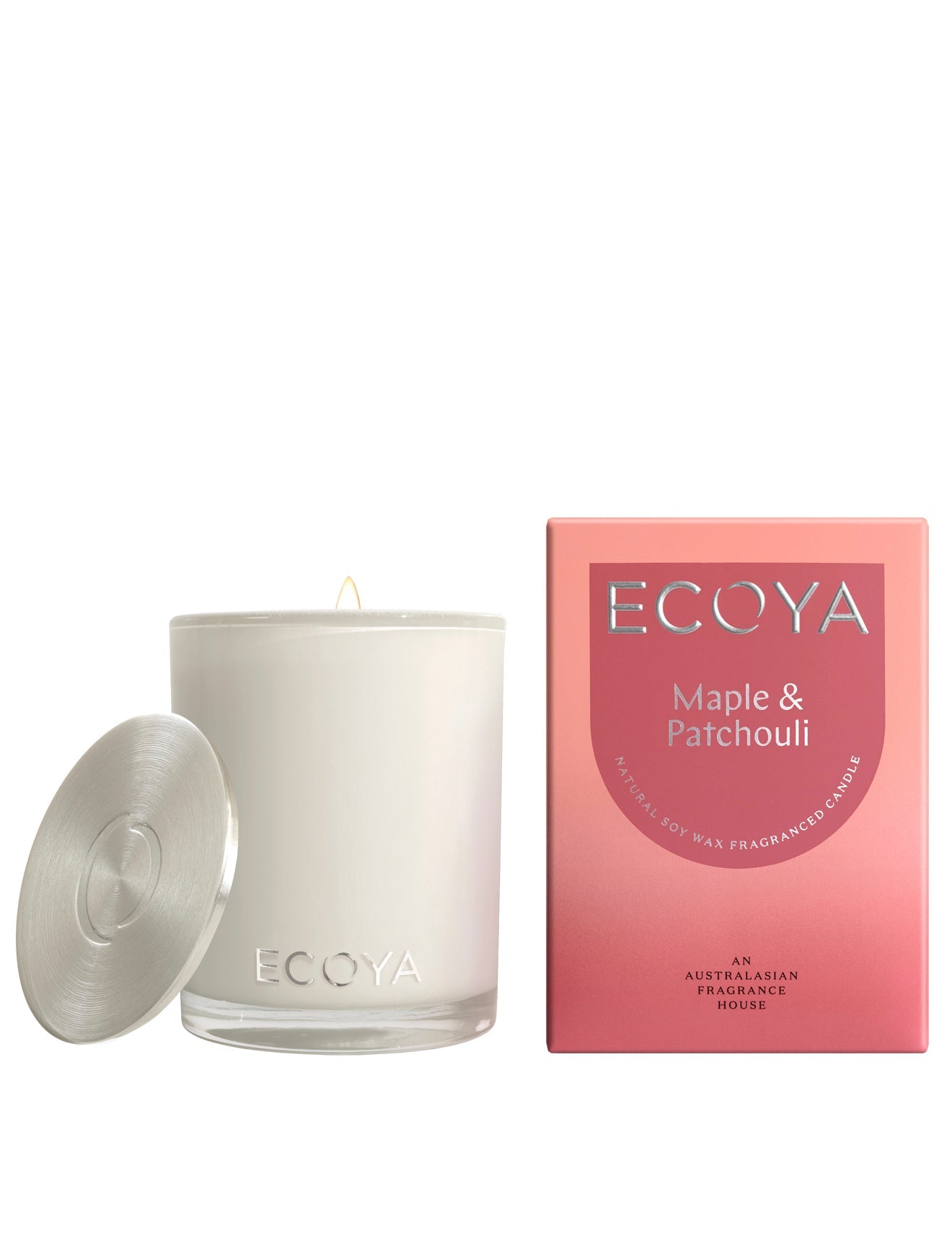 ECOYA ECOYA Maple & Patchouli Madison Candle 400g Fragrance