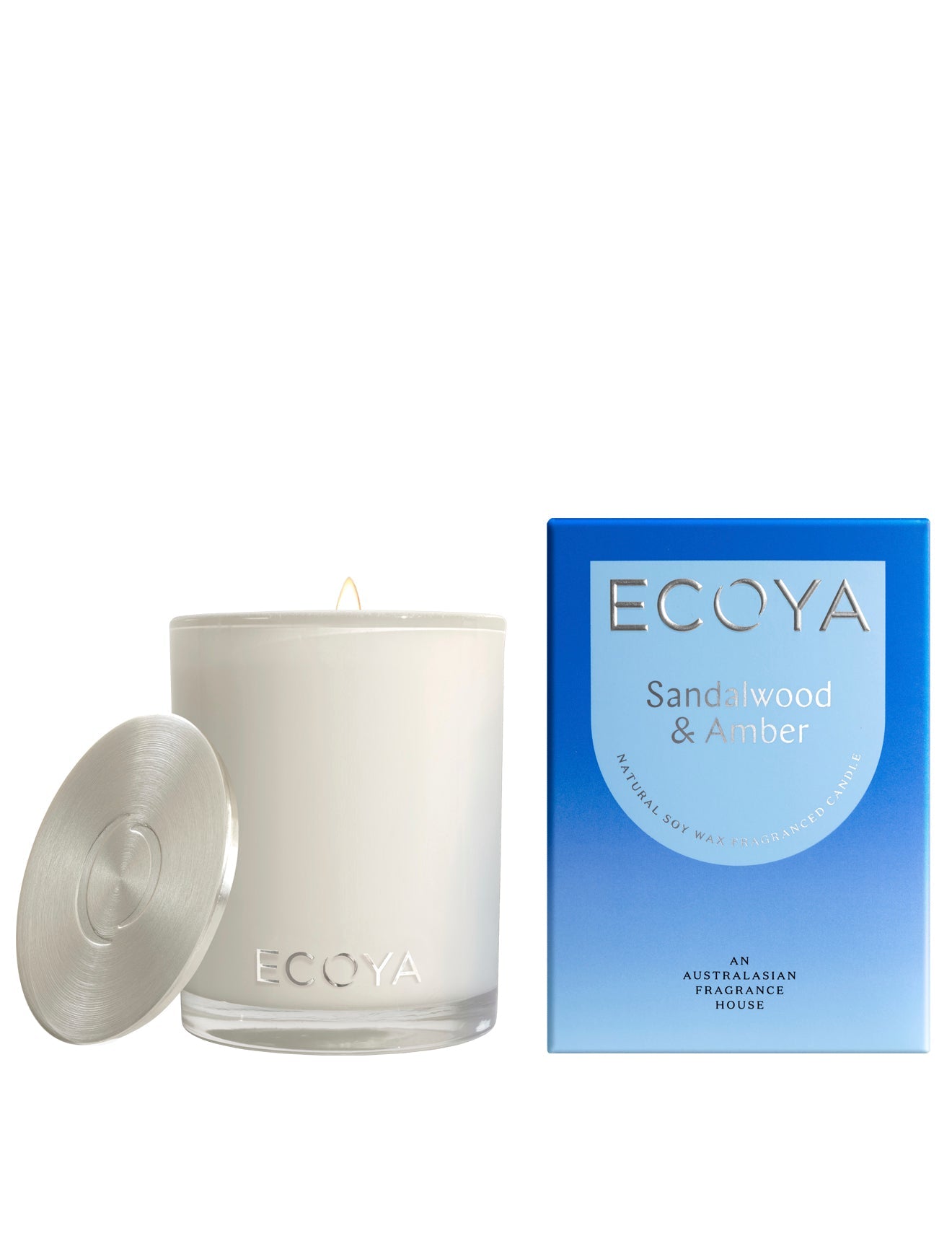 ECOYA ECOYA Sandalwood & Amber Madison Candle 400g Fragrance