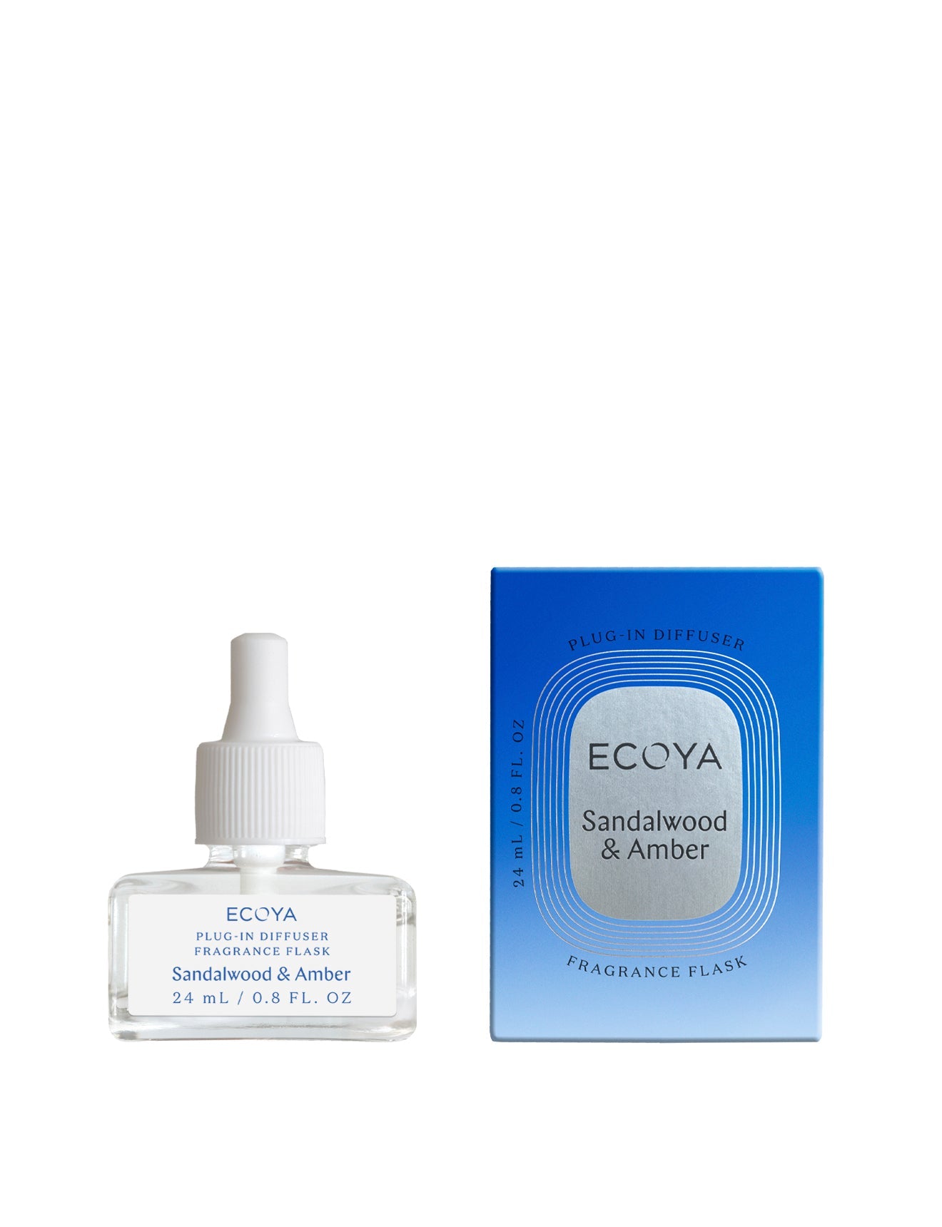 ECOYA ECOYA Sandalwood & Amber Plug-In Diffuser Fragrance Flask Fragrance