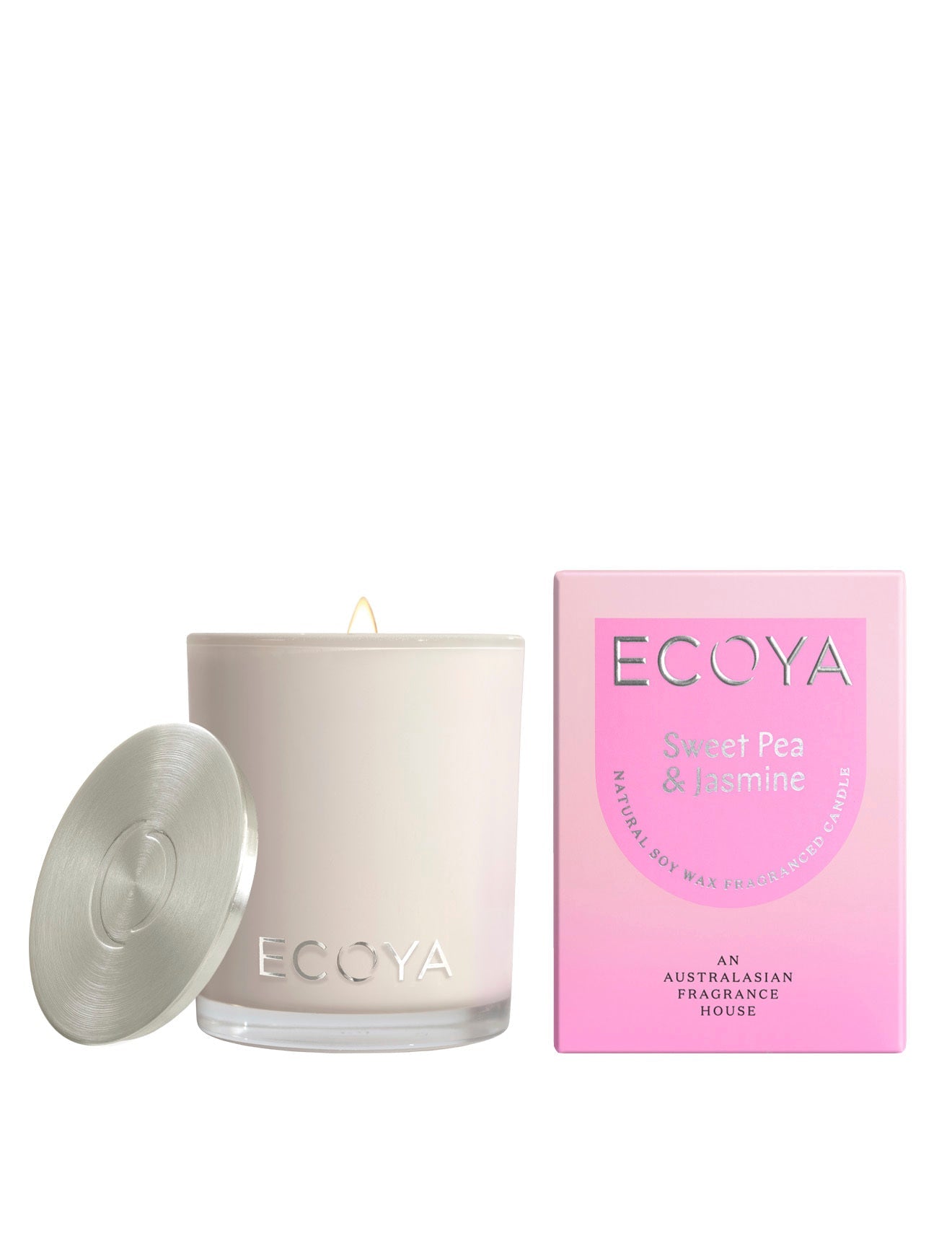 ECOYA ECOYA Sweet Pea & Jasmine Mini Madison Candle  80g Fragrance