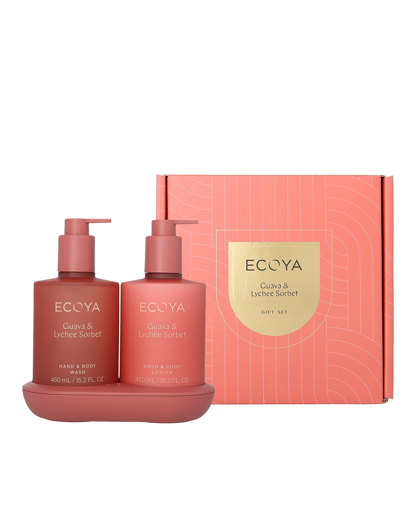 ECOYA ECOYA The Bathroom Edit Guava & Lychee Sorbet Gift Sets [Health and Beauty]
