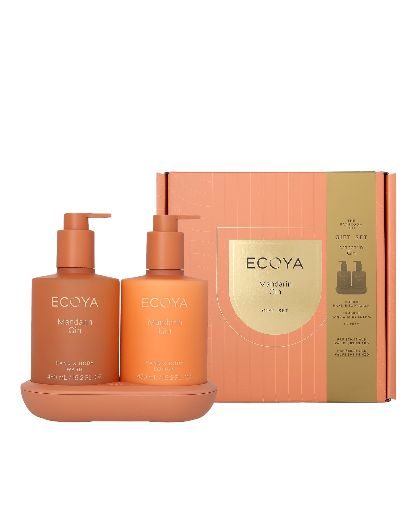 ECOYA ECOYA The Bathroom Edit Mandarin Gin Gift Sets [Health and Beauty]