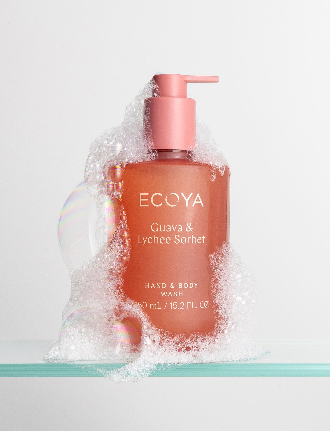 ECOYA ECOYA Hand & Body Wash Guava & Lychee Sorbet 450ml Hair & Body Wash