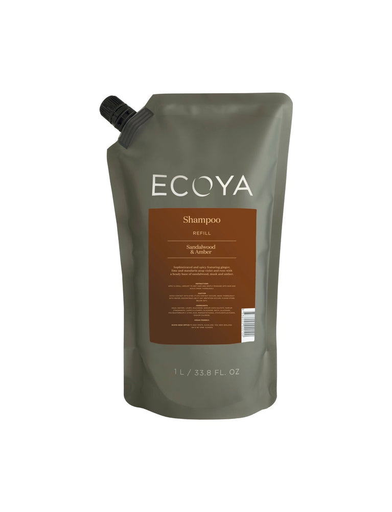 ECOYA ECOYA Sandalwood & Amber Shampoo Refill 1L Hair Care
