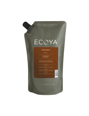 ECOYA ECOYA Sandalwood & Amber Shampoo Refill 1L Hair Care