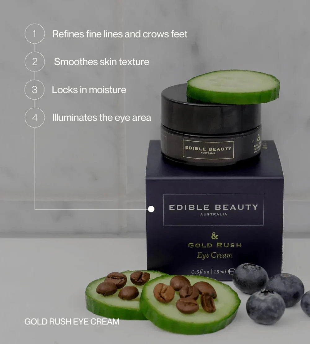 Edible Beauty Australia Edible Beauty & Gold Rush Eye Cream 10ml Skin Care