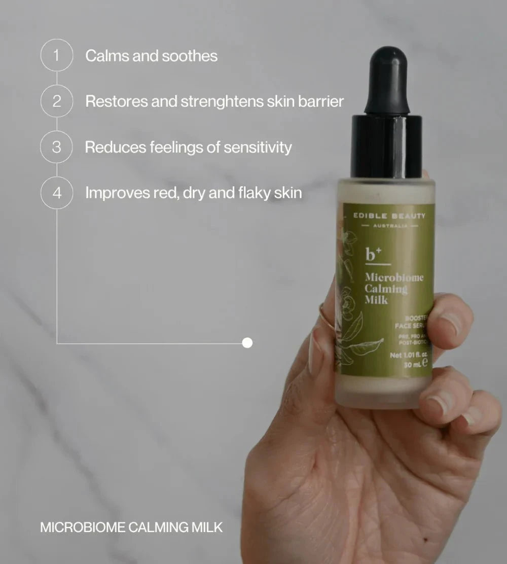 Edible Beauty Australia Edible Beauty Microbiome Calming Milk 30ml Skin Care