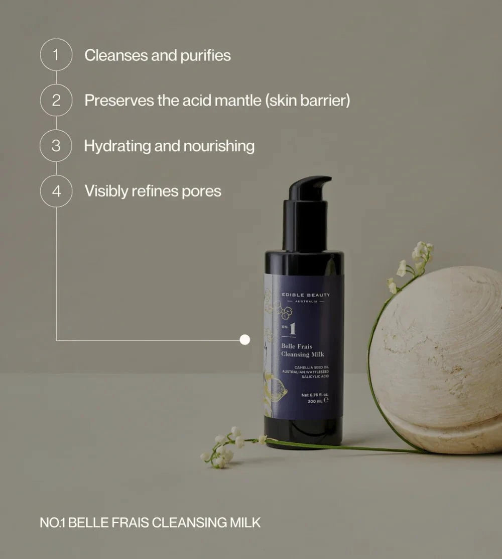 Edible Beauty Australia Edible Beauty No. 1 Belle Frais Cleansing Milk 200ml Skin Care