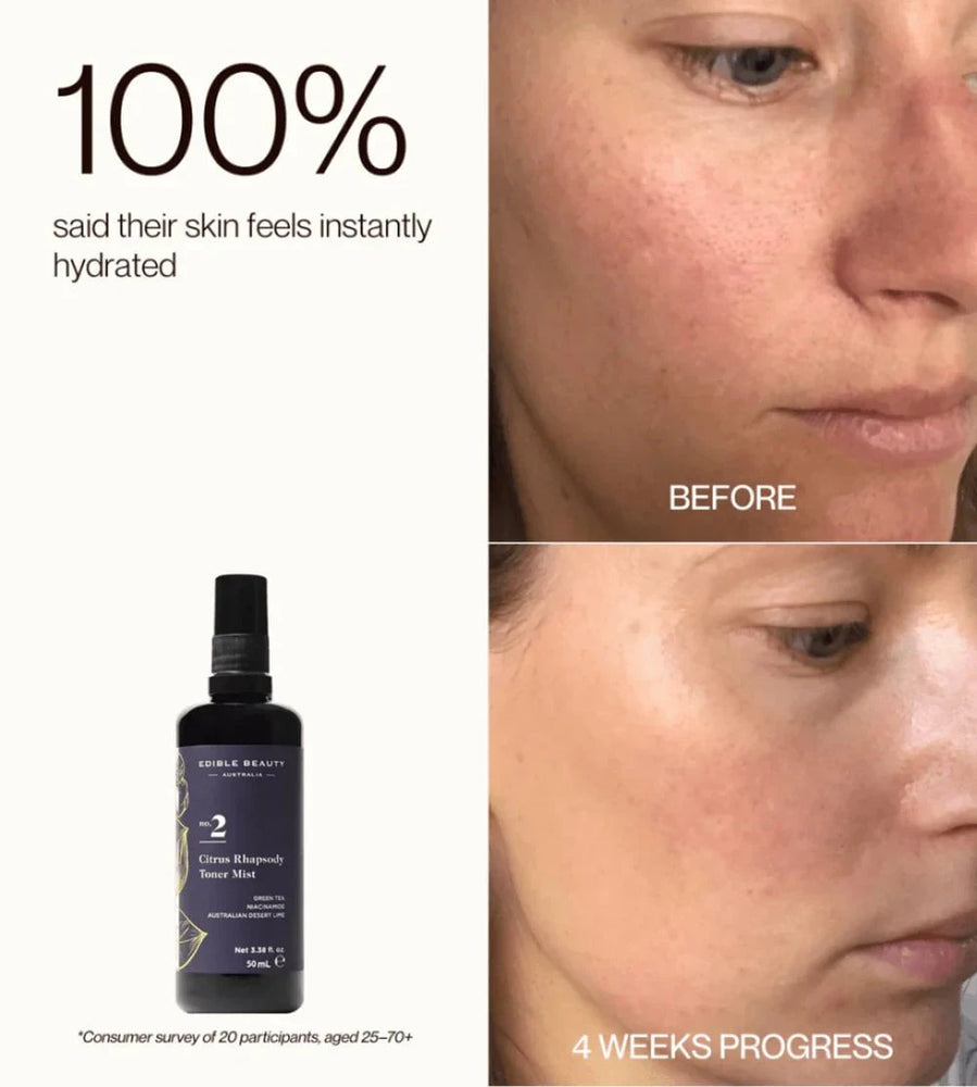 Edible Beauty Australia Edible Beauty No. 2 Citrus Rhapsody Toner Mist 50ml Skin Care
