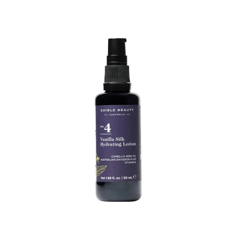 Edible Beauty Australia Edible Beauty No. 4 Vanilla Silk Hydrating Lotion 50ml Skin Care