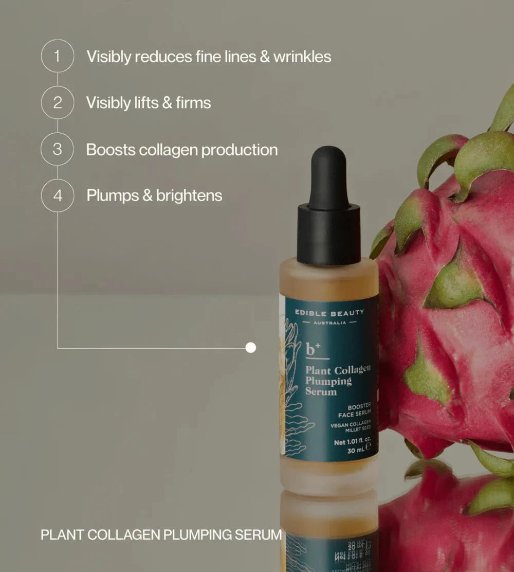 Edible Beauty Australia Edible Beauty Plant Collagen Plumping Serum 30ml Skin Care