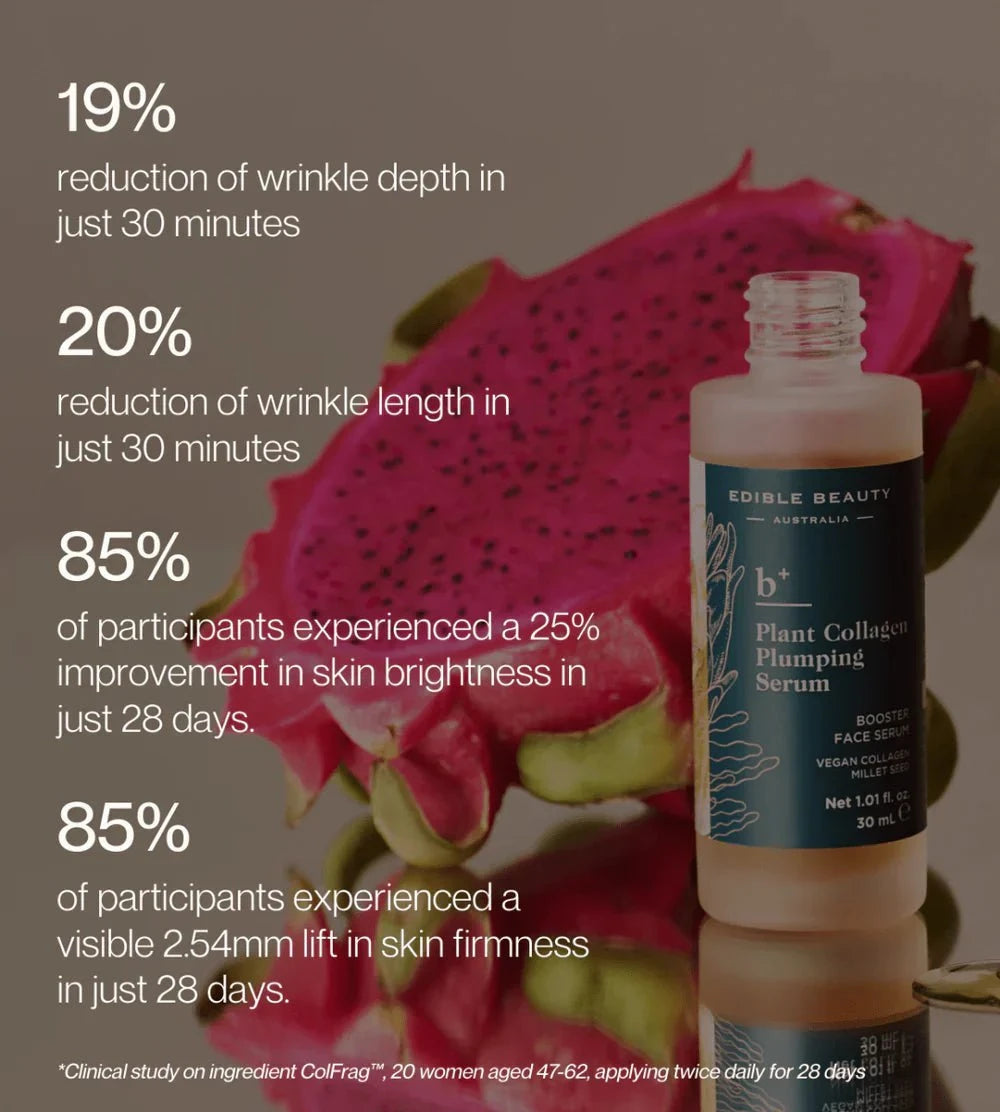 Edible Beauty Australia Edible Beauty Plant Collagen Plumping Serum 30ml Skin Care