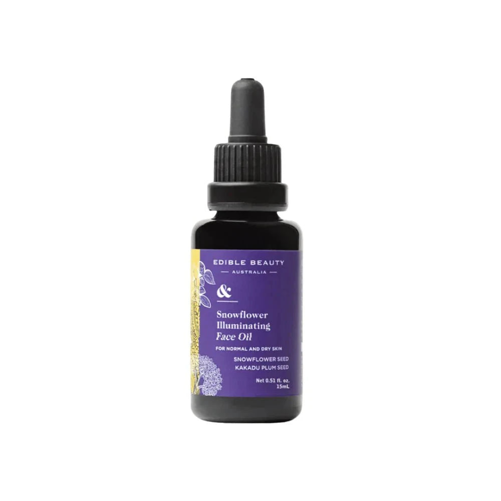 Edible Beauty Australia Edible Beauty & Snowflower Illuminating Face Oil 15ml Skin Care