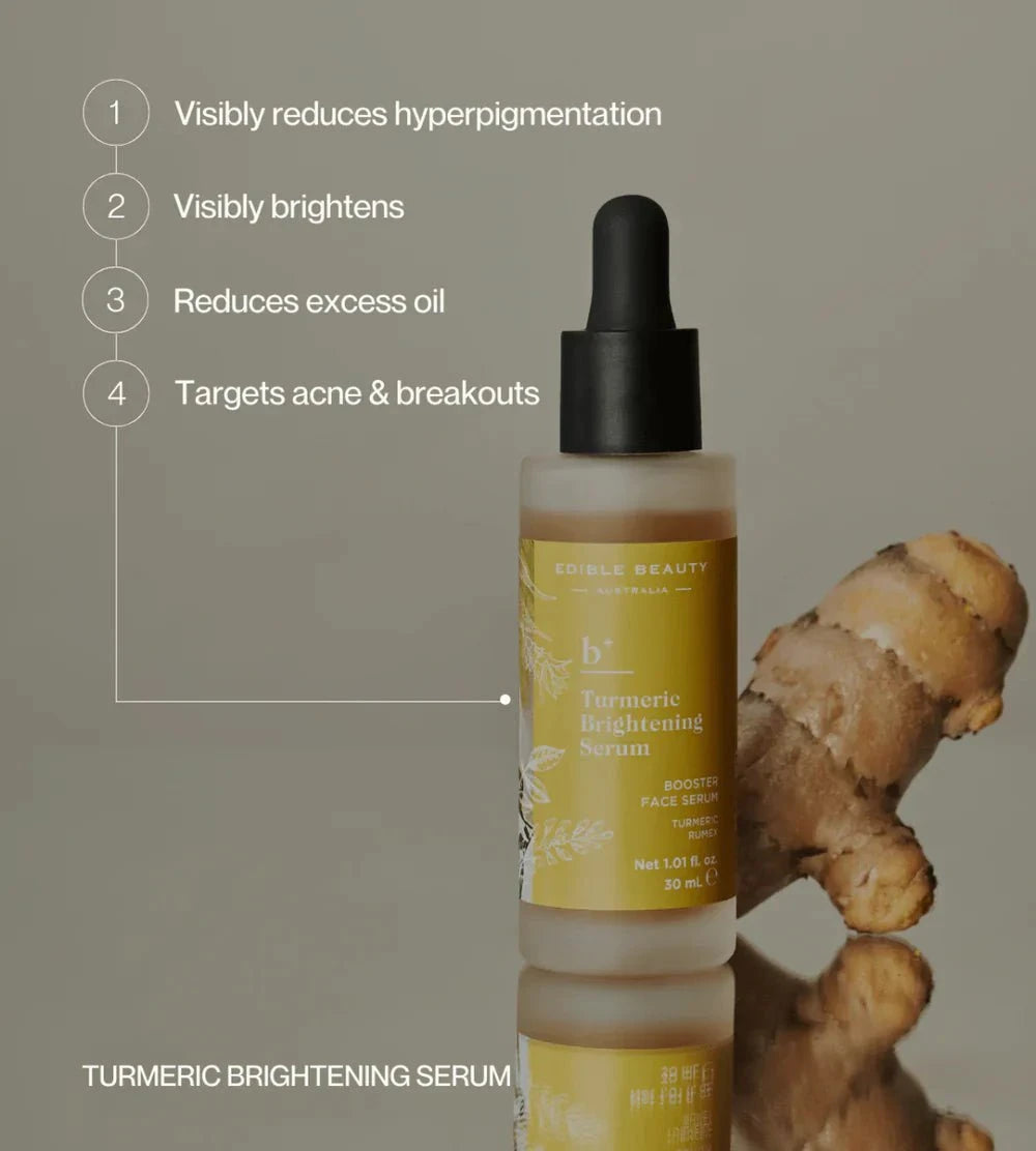 Edible Beauty Australia Edible Beauty Turmeric Brightening Serum 30ml Skin Care